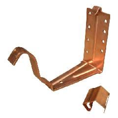 6" 40K Copper Fascia Hanger with Snap Strap