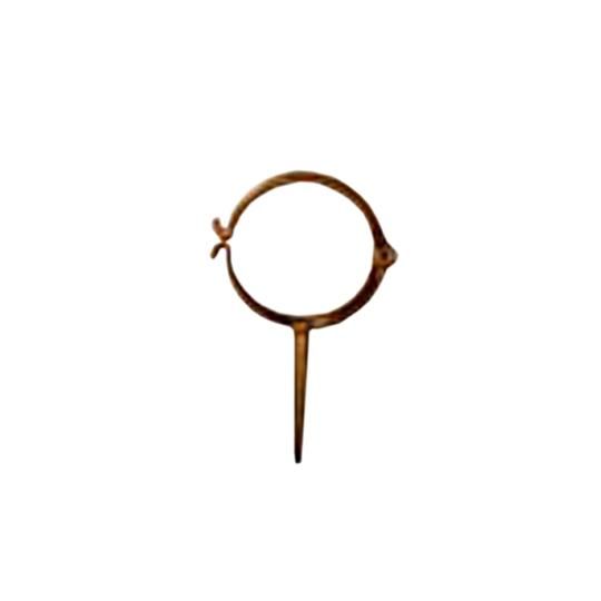 4" Plain Round Copper Hinged Hook