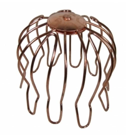 3" Round Copper Wire Strainer