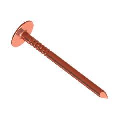 2-1/2" (8d) Copper Smooth Shank Roofing/Slating Nails - 1 Lb.