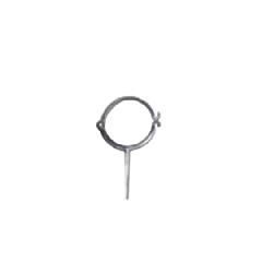 2" Plain Round Zinc Hinged Hook