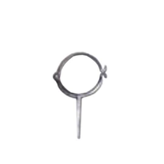 3" Plain Round Zinc Hinged Hook