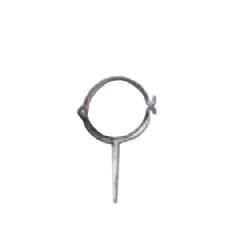 3" Plain Round Zinc Hinged Hook