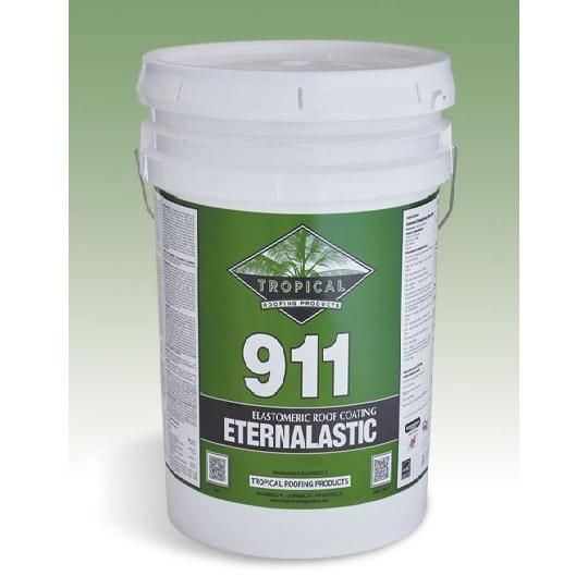 911 ETERNALASTIC Elastomeric Roof Coating - 5 Gallon Pail