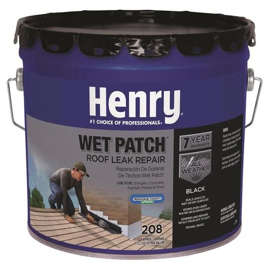 208 Wet Patch Roof Leak Repair - 3.5 Gallon Pail