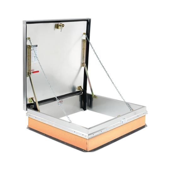 48" x 48" Type "F" Aluminum Roof Hatch - Equipment Access