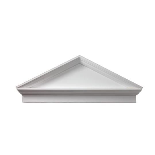 19-1/2" x 47-1/2" Combination Peaked Cap Pediment