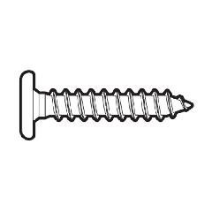 #10 x 1" Pancake Head Screw - Bag of 250