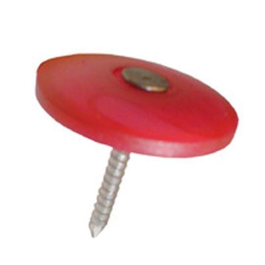 1-1/2" Plex-Cap Plastic Cap Nail - Box of 2,000