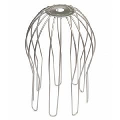 4" Round Mill Finish Aluminum Wire Strainer