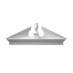 80" Combination Acorn Pediment Smooth