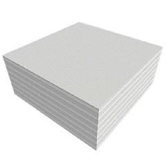 6" x 8" Flat Mill Finish Aluminum Step Flashing - Pack of 100