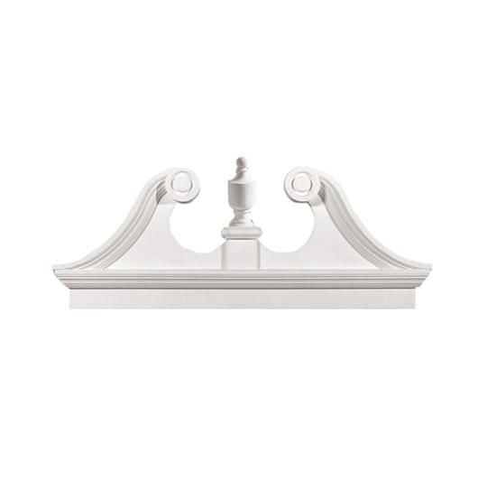 54" Combination Rams Head Pediment