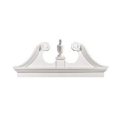 54" Combination Rams Head Pediment