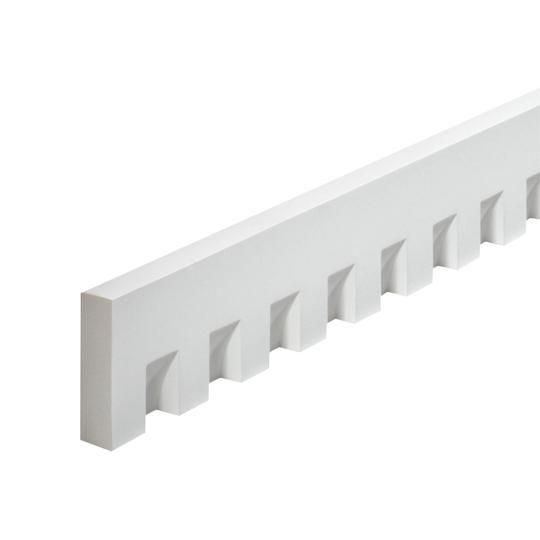 1-1/4" x 4-1/2" x 12' Dentil Molding