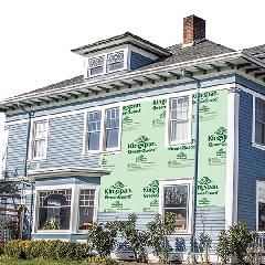 3/8" x 4' x 50' GreenGuard&reg; XFP38 Reflective Fanfold Siding Underlayment