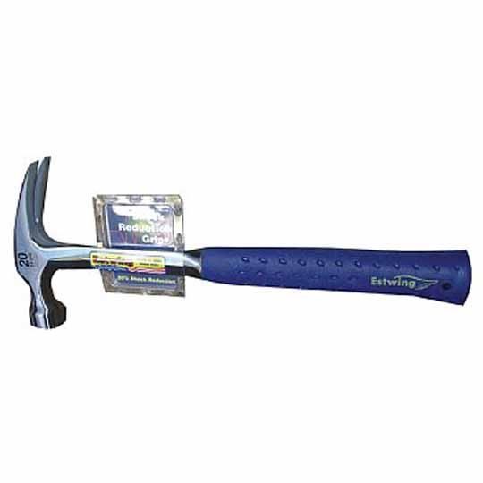 Estwing Straight Claw Hammer with Vinyl Grip - 20 Oz.