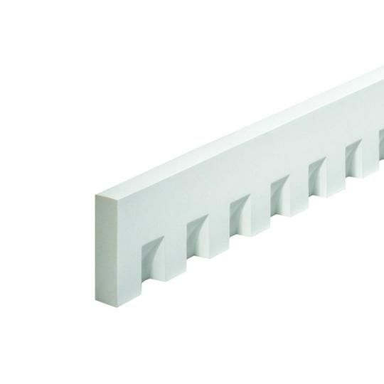 1-1/4" x 4-1/2" x 8-1/8' Dentil Molding