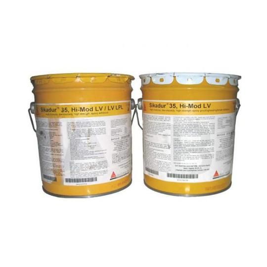 Sikadur&reg; 35 Hi-Mod LV Low-VOC Epoxy Resin Adhesive Parts A & B - 3 Gallon Kit