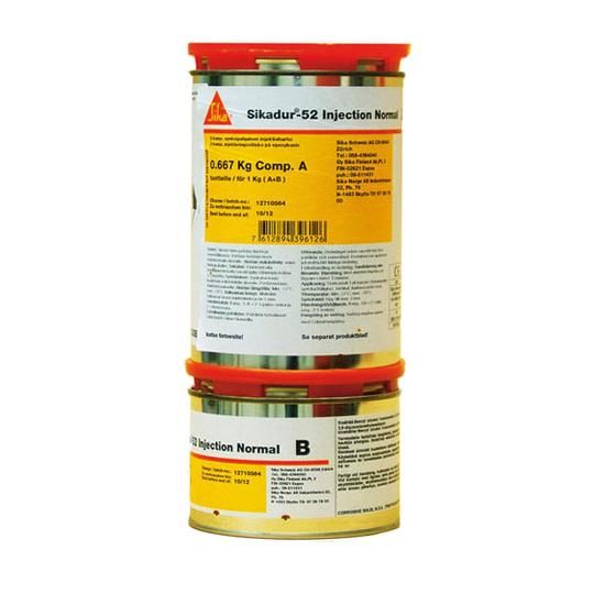 Sikadur&reg; 52 Hi-Mod Very Low-VOC Epoxy Resin Adhesive - 3 Gallon Pail