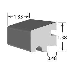 1-1/2" x 1-1/4" x 16' Sill Nose