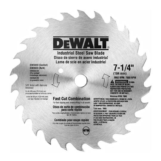 7-1/4" Steel Saw Blade