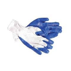 Poly/Cotton Blend String Knit Gloves with Poly Coating - Size XL