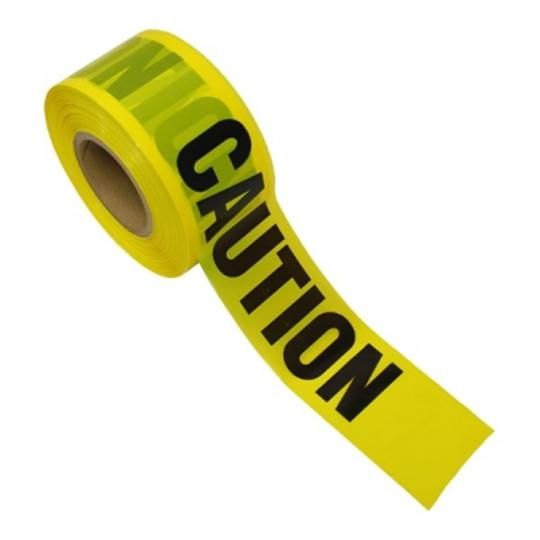 3" x 1,000' Yellow Caution Tape