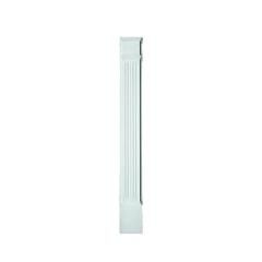 7" x 90" Economy Fluted Pilaster Molded with Plinth