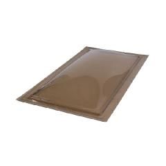 22.5" x 46.5" Self Flashing Bronze/Clear Lexan Skylight with Bronze Aluminum Frame