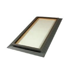 22.5" x 22.5" Fixed Glass Classic Low-E 340 Insulated Glass Skylight with Bronze Fixed Frame