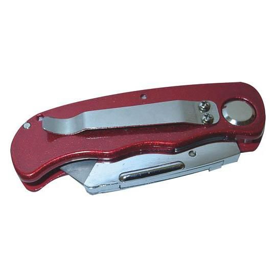 Folding Utility Blade Knife with Metal Clip