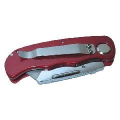 Folding Utility Blade Knife with Metal Clip