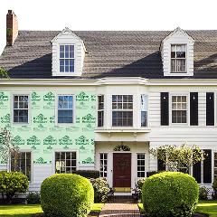 1/4" x 4' x 50' GreenGuard&reg; XP14 Fanfold Siding Underlayment