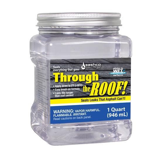 Through the Roof! Roofing Caulk - Quart