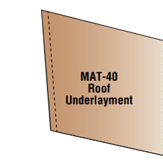 MAT-40 Underlayment SA - 2 SQ. Roll