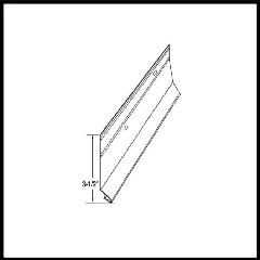 3-1/2" x 10' Galvanized Steel Starter Strip