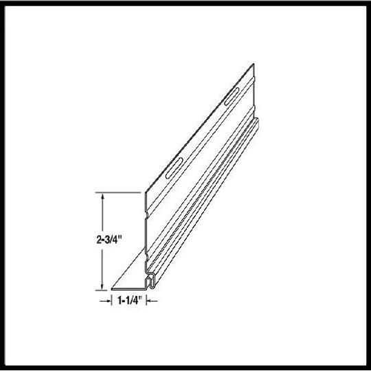 1-1/4" x 12-1/2' Vinyl Starter Strip