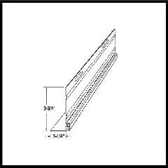 1-1/4" x 12-1/2' Vinyl Starter Strip