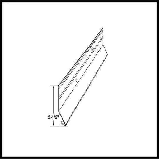 2-1/2" x 10' Galvanized Steel Starter Strip