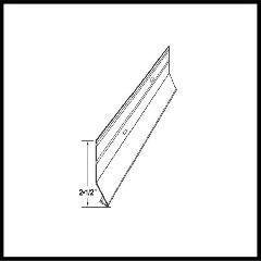 2-1/2" x 10' Galvanized Steel Starter Strip