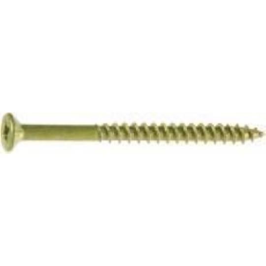 2" Gold Zinc Screws - Carton of 5,000