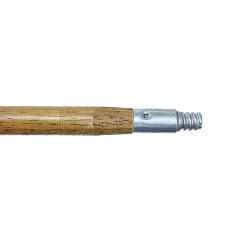 60" x 1-1/8" Wood Handle with Metal Thread