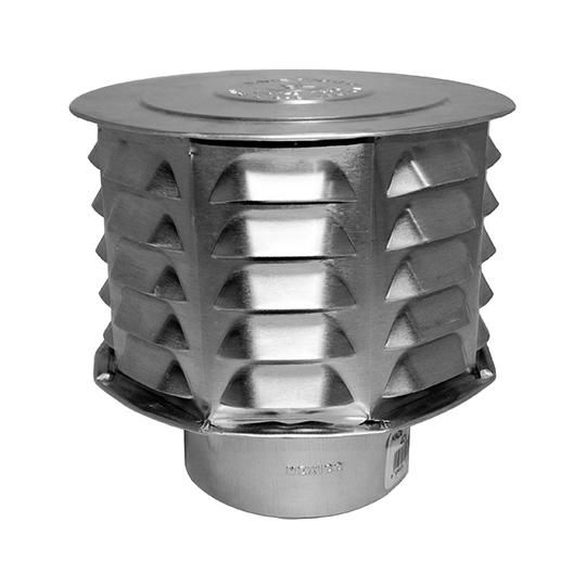 4" AmeriVent&reg; Model CW Aluminum Round Universal Cap for Type B Gas Vent