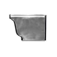 5" K-Style Gutter End Cap - Left