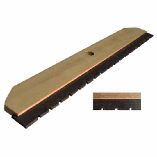 24" x 1/4" x 1/4" Slotted Squeegee w/o Handle