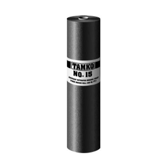 No. 15 Asphalt Saturated Organic Felt - 4 SQ. Roll (Green Label)