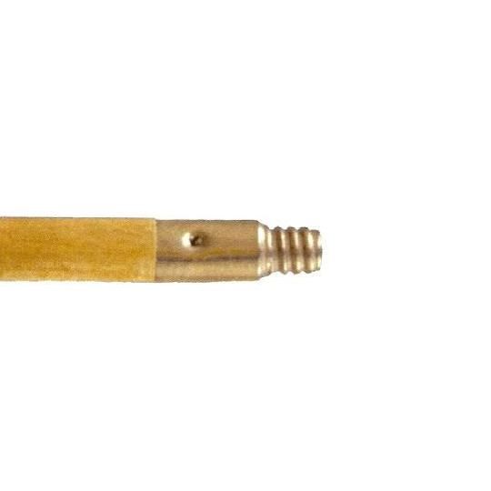 15/16" x 72" Wood Handle with Cast Metal Thread