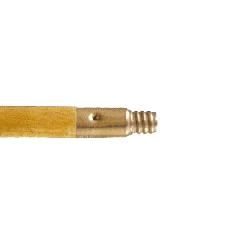 15/16" x 72" Wood Handle with Cast Metal Thread