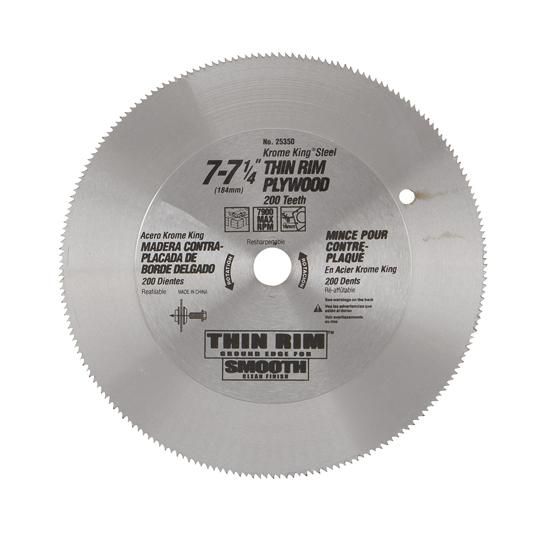 7-1/4" Plywood Saw Blade